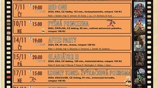 Kino program LISTOPAD